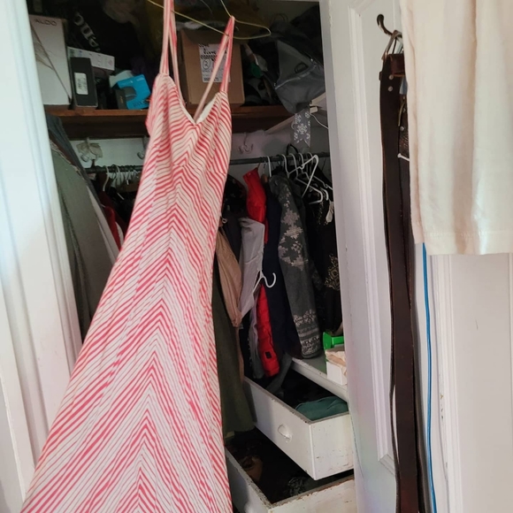Candy stripe Hi-lo dress - Picture 1 of 2